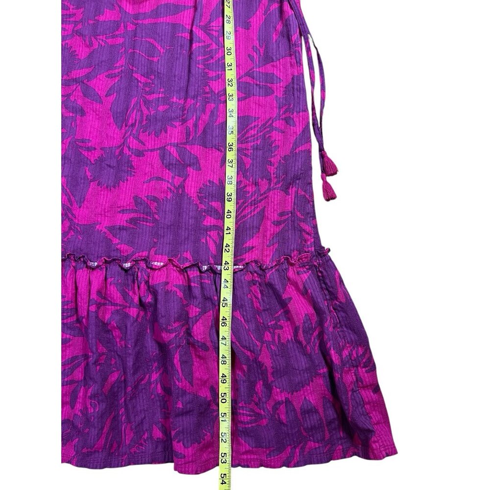 Anthropologie Saturday Sunday Yasmine Maxi Dress fuschia Size Small Cotton - Picture 9 of 11